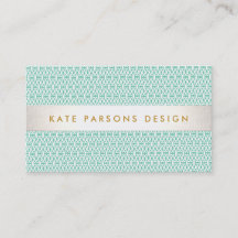 Snyggt Designer Modern Mint and White Mönster