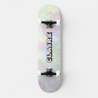 Snyggt Designnamn Samlarobjekt Holografisk Mini Skateboard Bräda 18,5 Cm