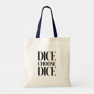 Snyggt Dice Tote Bag, Dice Thed Bag Tygkasse