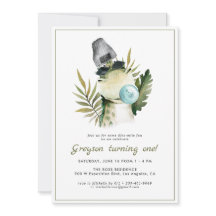 Snyggt Dinosaur | FÖDELSEDAGSFEST INBJUDAN