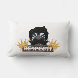 Snyggt DJ Logotyp Lumbar Pillow - Modern hemdekan Lumbarkudde