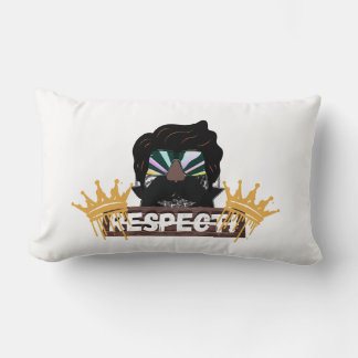 Snyggt DJ Logotyp Lumbar Pillow - Modern hemdekan Lumbarkudde