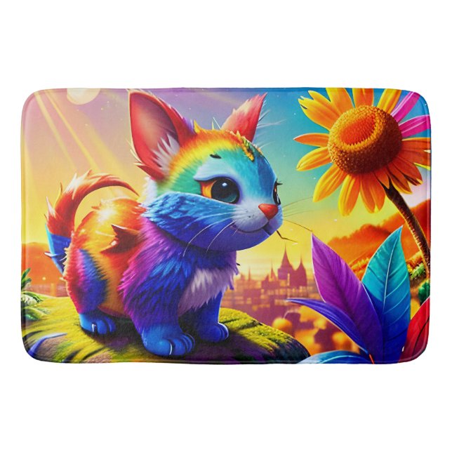 Snyggt djur 3 badrumsmatta (Framsidan)