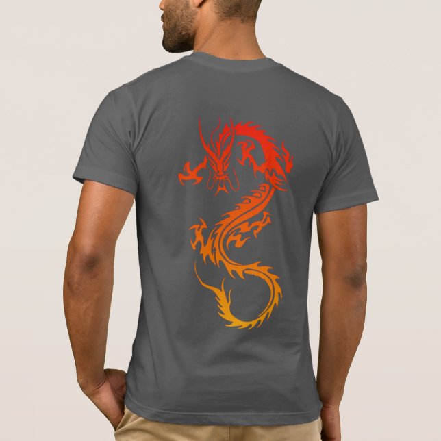 Snyggt Dragon Tattoo T-Shirt (Baksida)