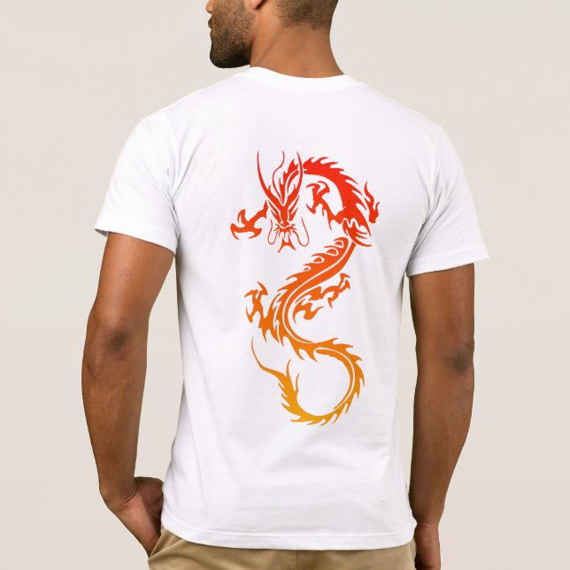 Snyggt Dragon Tattoo T-Shirt (Baksida)