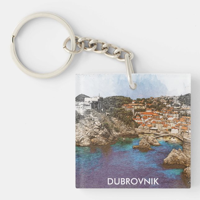 Snyggt Dubrovnik Kroatien Travel Coastal View (Framsidan)