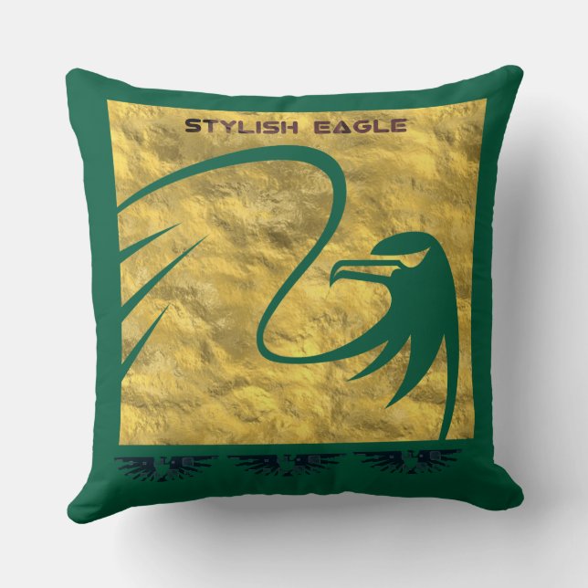 Snyggt Eagle Kudde (Baksida)