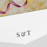 Snyggt Elegant Ett par Bröllop Monogram Ampersand Självfärgande Stämpel<br><div class="desc">Snyggt Elegant Ett par Bröllop Monogram Ampersand Self Inking Rubber Frimärke är lätt att anpassa. Anpassa den genom att ersätta platshållartexten. Om du vill ha fler alternativ, t.ex. att ändra teckensnitt, är det storlekt. Avstånd mellan brev eller radavstånd klickar du på knappen "Anpassa". *Observera att Zazzle Watermark som visas i...</div>