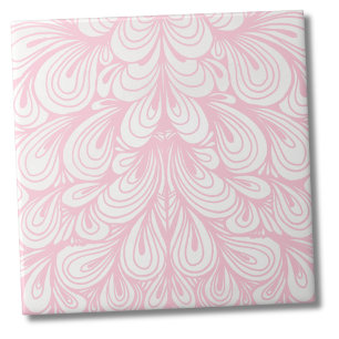 Snyggt Elegant Feminin Rosa Mönster Kakelplatta