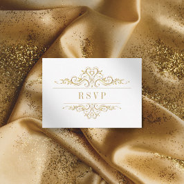 Snyggt Elegant Golden Ram lyxury OSA Kort