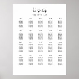 Snyggt Elegant Modern anpassad namnsökning för dia Poster