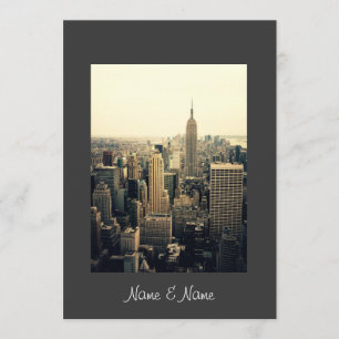 Snyggt Elegant New York-inbjudan Inbjudningar