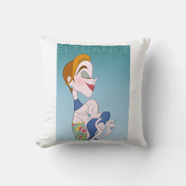 Snyggt Elegant Woman Kudde