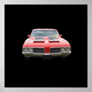 Snyggt eller rött Oldsmobile Cutlass Poster