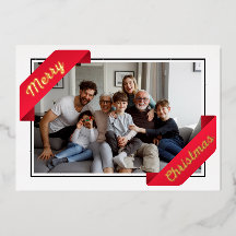 snyggt en fotolöd banderoll god jul folie