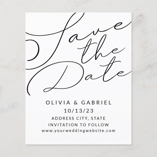 Snyggt enkel kalligrafi med minimal Elegant (Framsida)