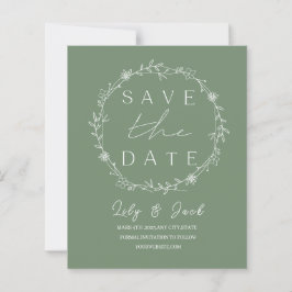 Snyggt enkel minimal Elegant modern grönt