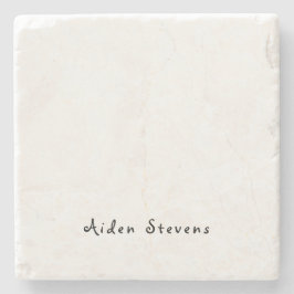 Snyggt Enkel svartvit minimalistisk slapp Stenunderlägg