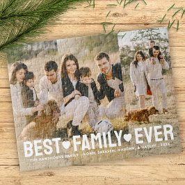 Snyggt Family Photo Best Family någonsin samlas Pussel