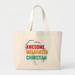 Snyggt Fantastisk Melanated Christian Jumbo Tygkasse