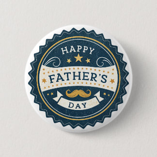 Snyggt Far Day Watch - Retro Badge Design wi Knapp