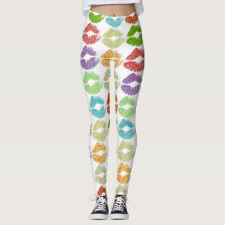 Snyggt Färgat Läppar #5 Leggings