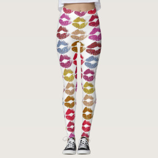 Snyggt Färgt Läppar #11 Leggings