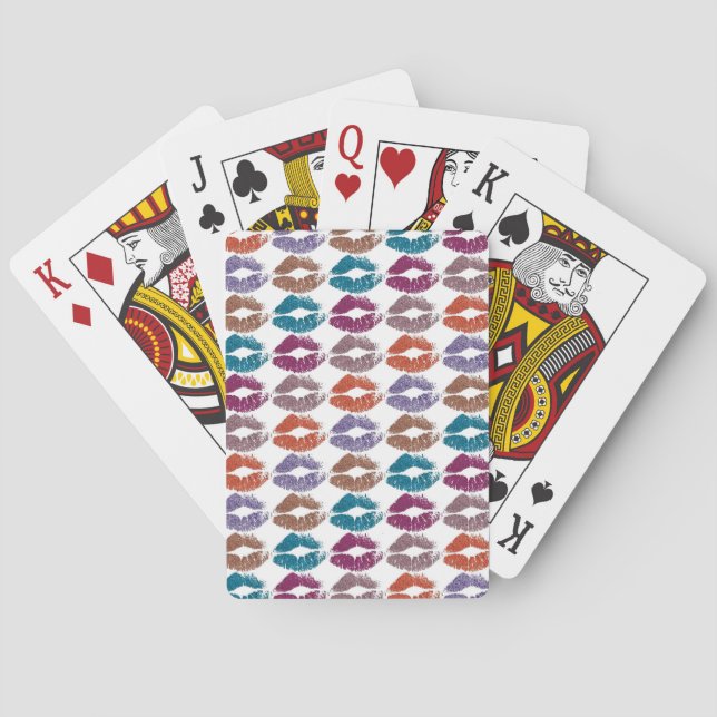 Snyggt Färgt Läppar #20 Casinokort (Baksidan)
