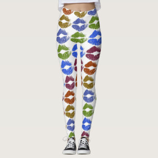 Snyggt Färgt Läppar #23 Leggings