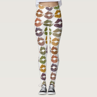 Snyggt Färgt Läppar #25 Leggings