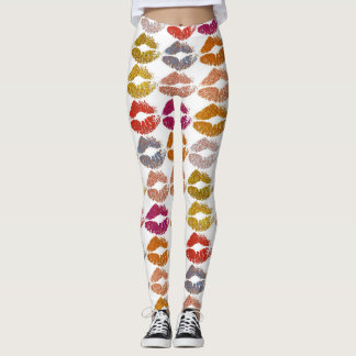 Snyggt Färgt Läppar #26 Leggings