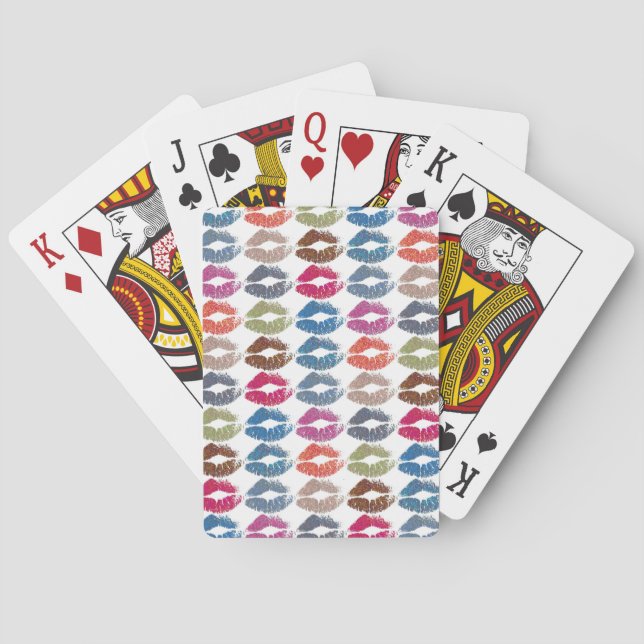 Snyggt Färgt Läppar #30 Casinokort (Baksidan)