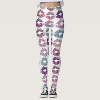 Snyggt Färgt Läppar #31 Leggings