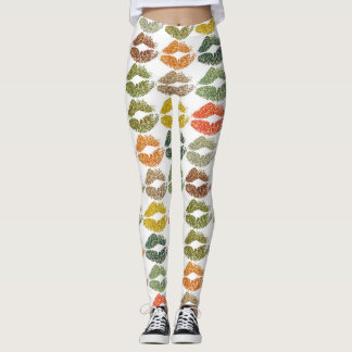 Snyggt Färgt Läppar #32 Leggings