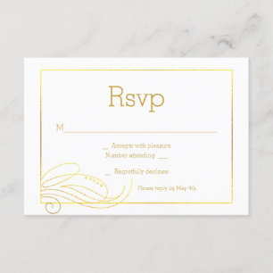 Snyggt Faux Gold Foil OSA kort