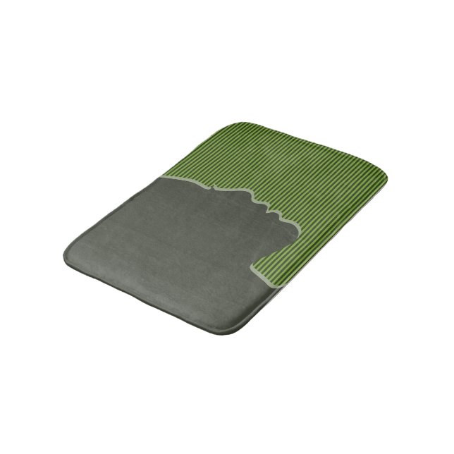 Snyggt Female Silhouette Badrumsmatta (Vinklad)