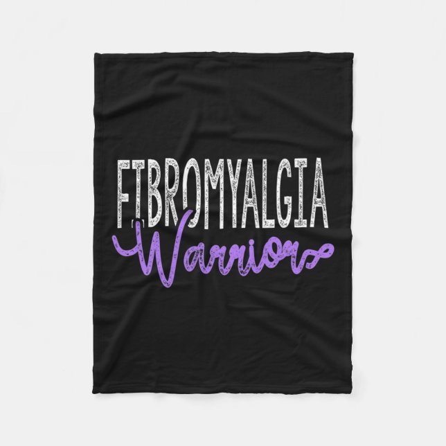 Snyggt Fibromyalgia Warrior Fleecefilt (Framsidan)