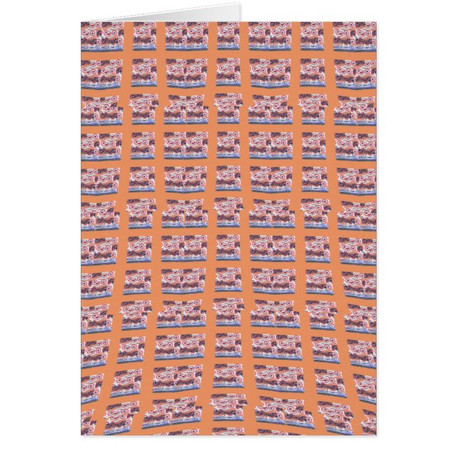 Snyggt, fint hjärta, hjärta hälsningskort (Framsidan)