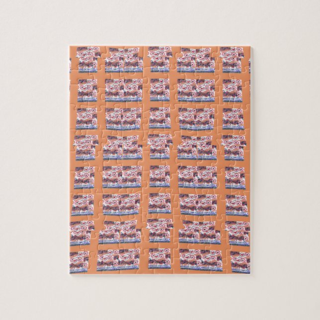 Snyggt, fint hjärta, hjärtsentimentalt hjärta pussel (Vertikal)