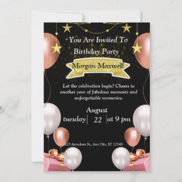 snyggt födelsedagskort inbjudningar