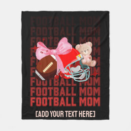 Snyggt FOOTBALL MAMMA Coquette Fleecefilt