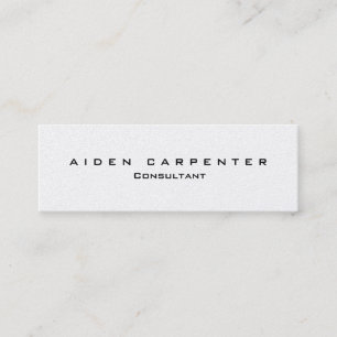 Snyggt för attraktivt Trendig Modern minimalistisk Mini Visitkort