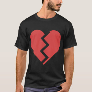 Snyggt för bruten hjärtegrafik Skriv ut Chic T Shirt