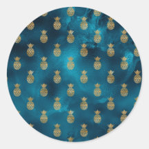 Snyggt för Chic av guld Teal Snäcka Elegant