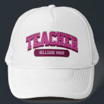 Snyggt för coola Anpassningsbar School Modern Teac Keps<br><div class="desc">Utträda som en modern snyggt lärare med denna truckerkeps för anpassningsbar av coola! Trendigets utformning som skriker professionalism och flust. Öka din klassrumsvib!</div>
