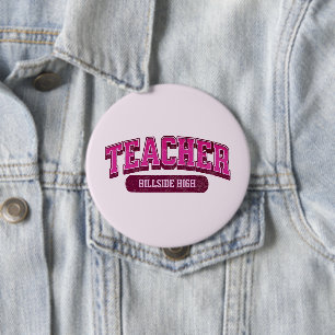 Snyggt för coola Anpassningsbar School Modern Teac Knapp