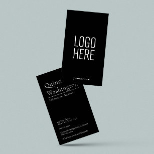 Snyggt för elegant Modern Simple Logotyp Professio Visitkort