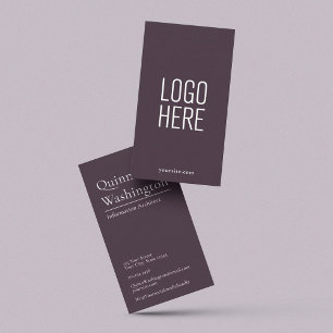 Snyggt för elegant Modern Simple Logotyp Professio Visitkort