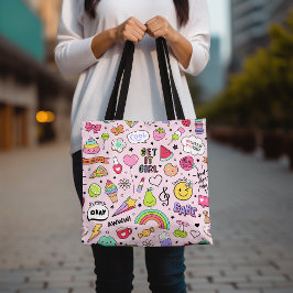 Snyggt för färgat Cute Kawai-Trendig, inspiration Tygkasse
