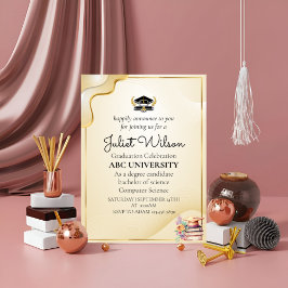 Snyggt för fet ny universitetsexamen inbjudningar